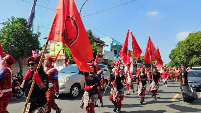 Terinspirasi Proklamasi Kemerdekaan, DPC PDIP Kota Yogyakarta Daftarkan Caleg Jam 10 Pagi